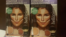 Bellapierre Cosmetics All Over Face Highlight & Contour Kit Multiple Color- NEW 
