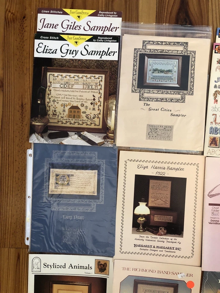 Cross Stitch Patterns LOT of 35 Sheepish Designs Bennett Needle's Prayse DAR - Image 2 of 4
