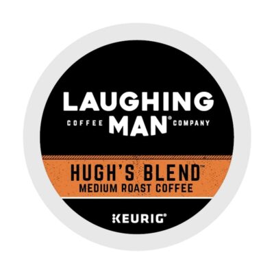 Laughing Man Hugh's Blend Coffee 20 to 120 Keurig K cup Pods Pick Any Quantity