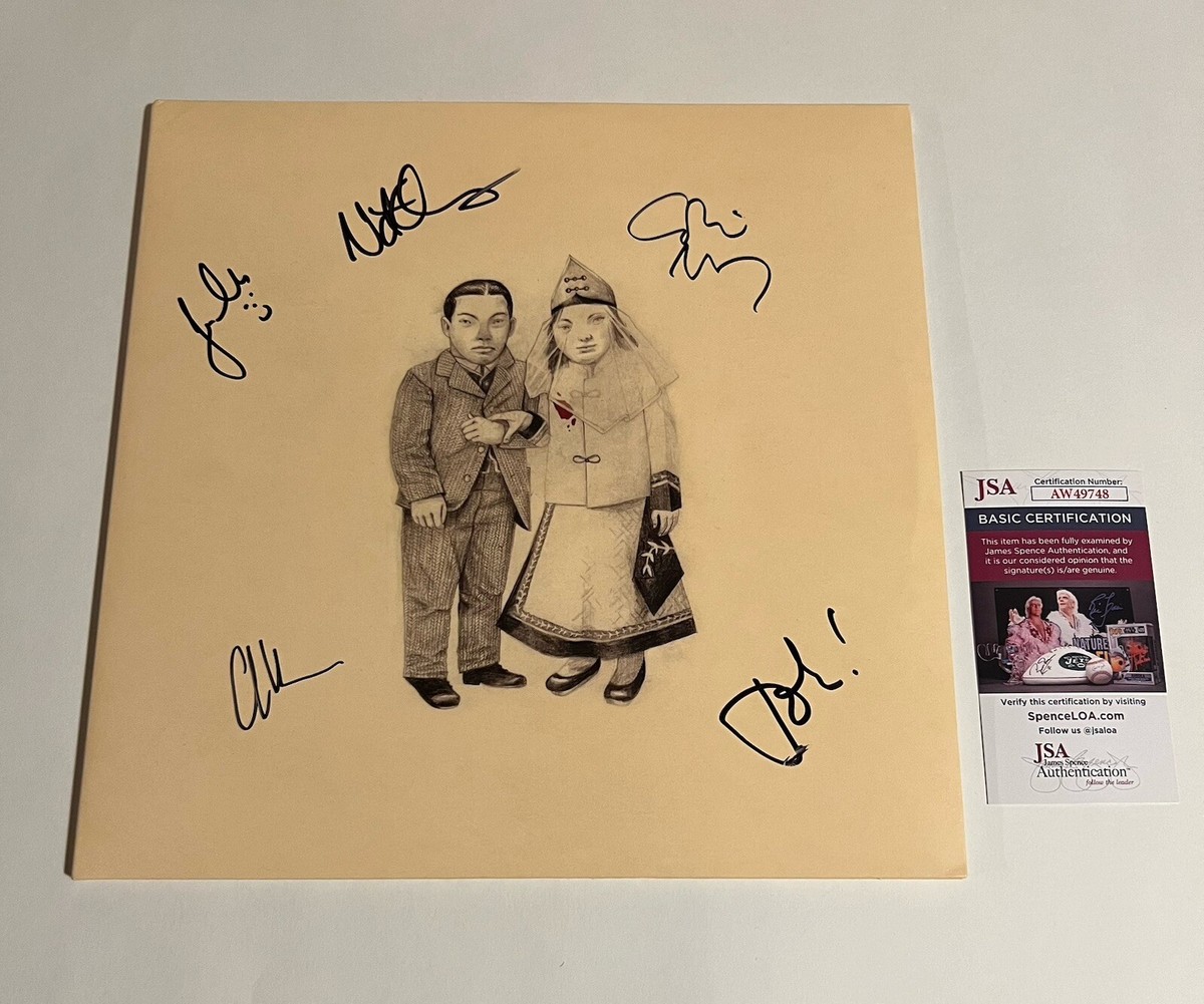 THE DECEMBERISTS SIGNED THE CRANE WIFE VINYL RECORD JSA COA