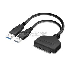 2.5 Inch USB 3.0 To SATA 22 Pin Hard Disk Driver SSD Adapter Connector Cable