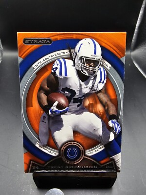 2013 Topps Strata Orange Indianapolis Colts Football Card #107 Trent Richardson