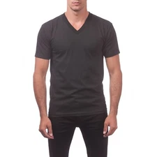 Pro Club Men's Comfort Cotton Short Sleeve V-Neck Tee T- Shirt