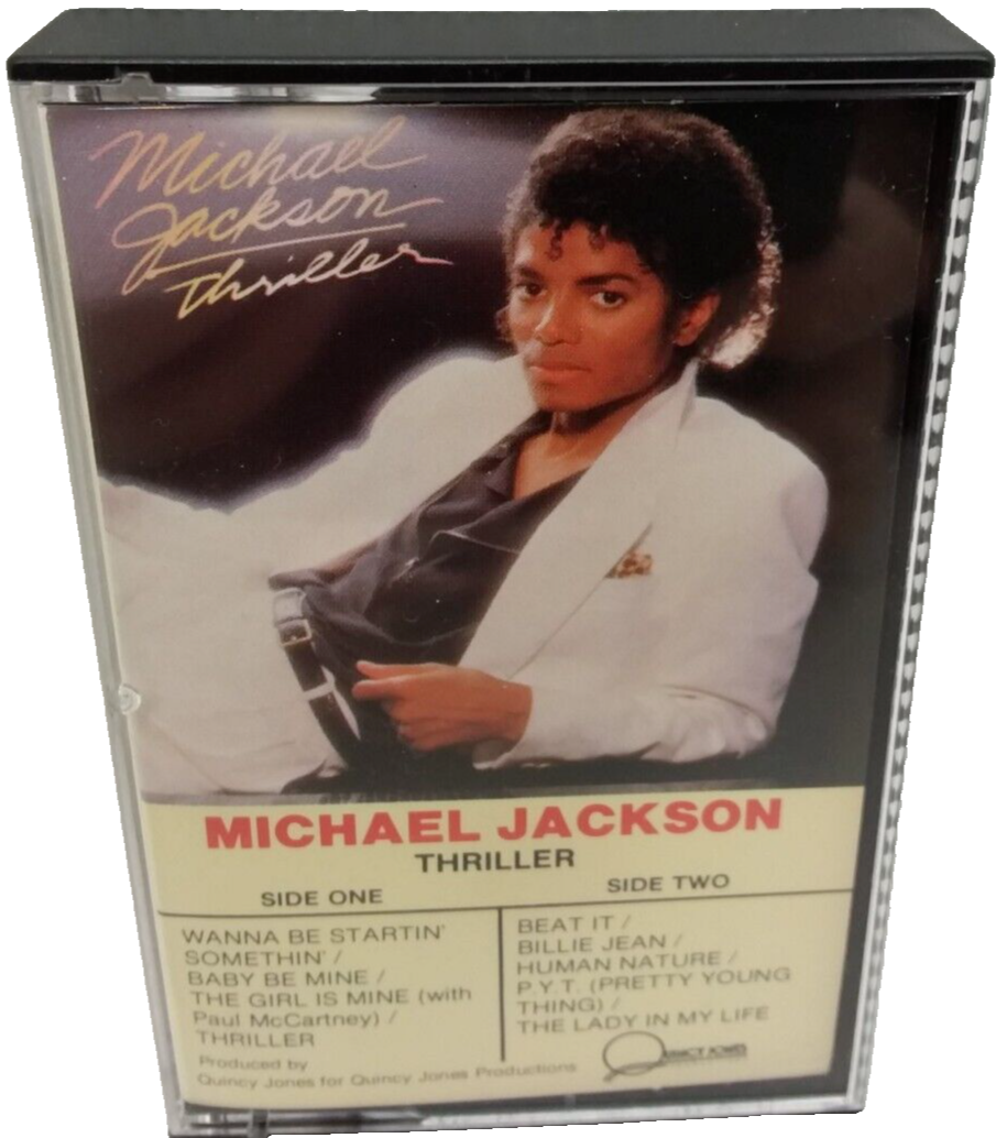 Michael Jackson Thriller Audio Cassette Tape Epic Cbs Records