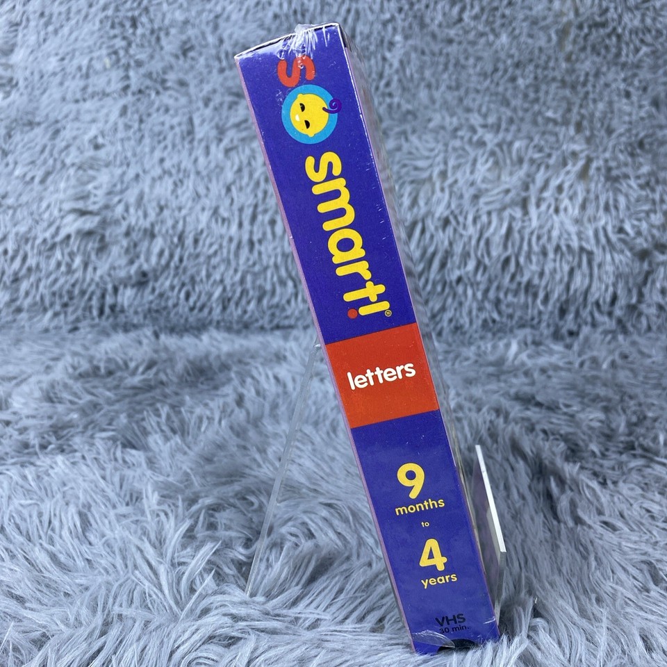 So Smart Letters VHS Tape 2001 Baby School Education Stimulating