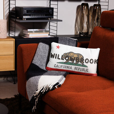 Willowbrook California Flag Pillow