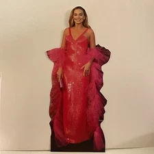 Margot Robbie Cardboard Cutout *NOT LIFESIZED, NO REFUNDS OR RETURNS*