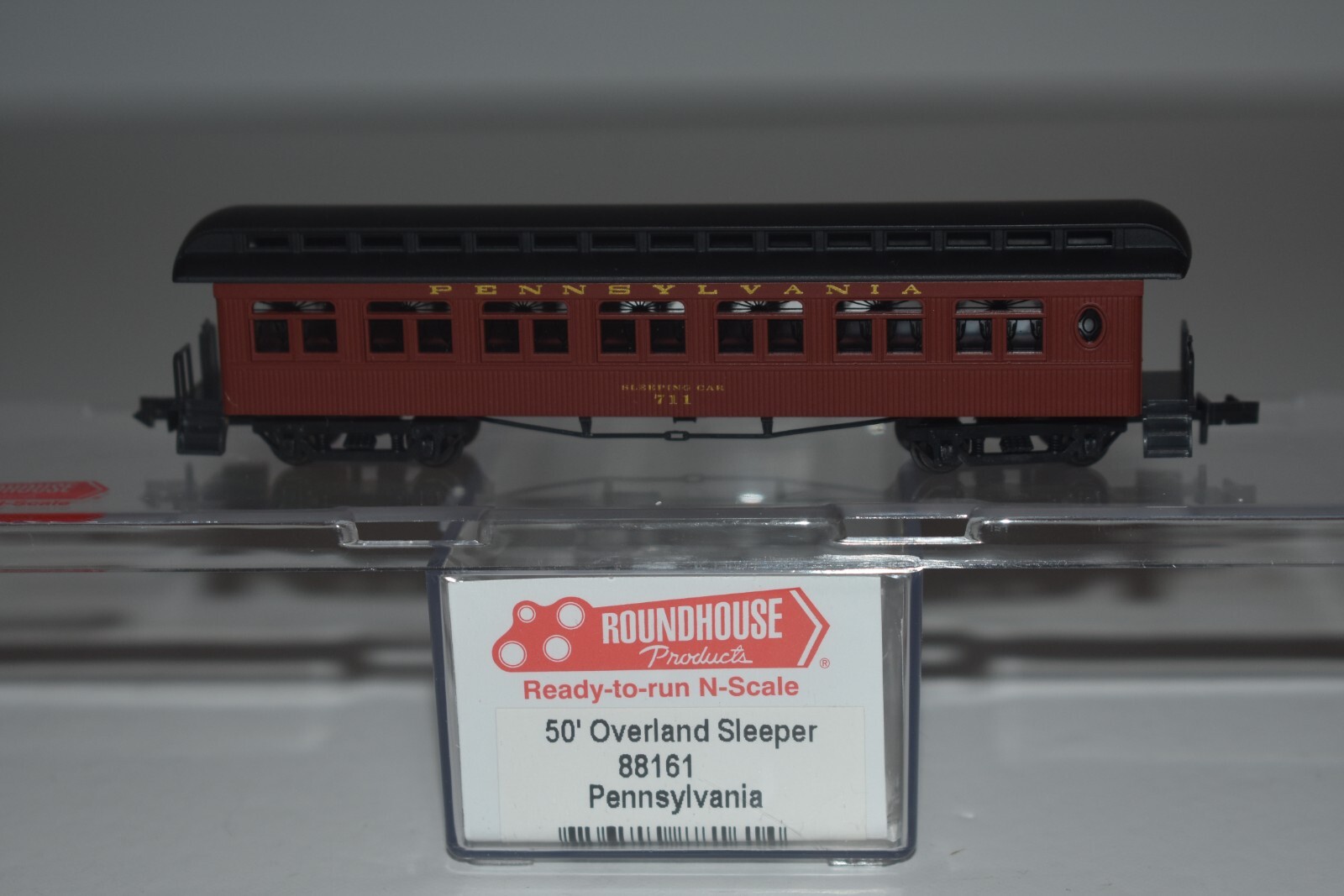 N Scale Roundhouse 88161 Pennsylvania 50' Overland Sleeper 711 C48427