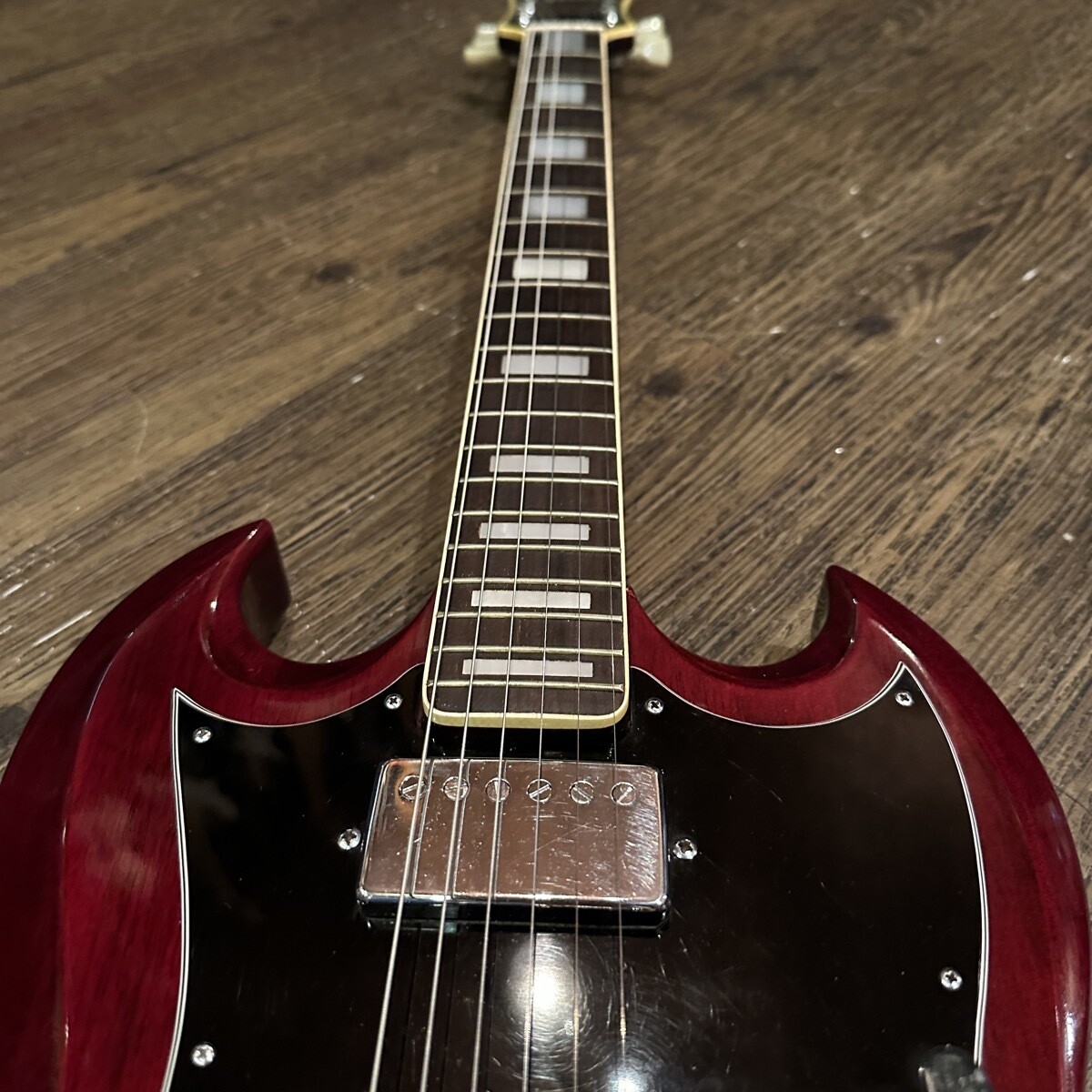 Greco SG-350T Electric Guitar - 1970s Japan Vintage, Bigsby Greco SG-350T Electric Guitar - 1970s Japan Vintage, Bigsby