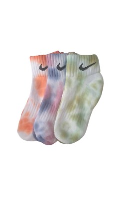 tie dye nike socks pack