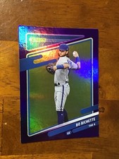 2021 Donruss Bo Bichette The 6 SP …PURPLE Holo …Variation Blue Jays…