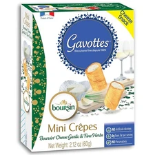 Gavottes, Cracker Boursin Cheese Filled, 2.12 Ounce