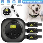 Wireless Dog Fence Pet Training System Shock E-Collars For 1/2/3 Dogs Waterproof