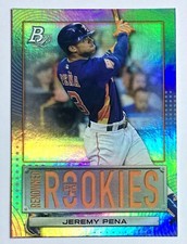 2022 Bowman Platinum Baseball Astros Jeremy Pena Renowned Rookies Card #RR-18