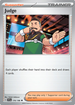 Pokémon TCG Judge 176/198 Scarlet & Violet: Base Set Regular