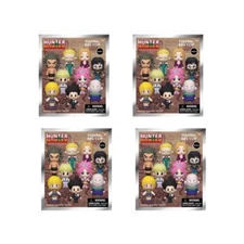 Hunter X Hunter : Series 2 Collectors Figural 3D Bag Clip Lot of 4 NEW + SEALED