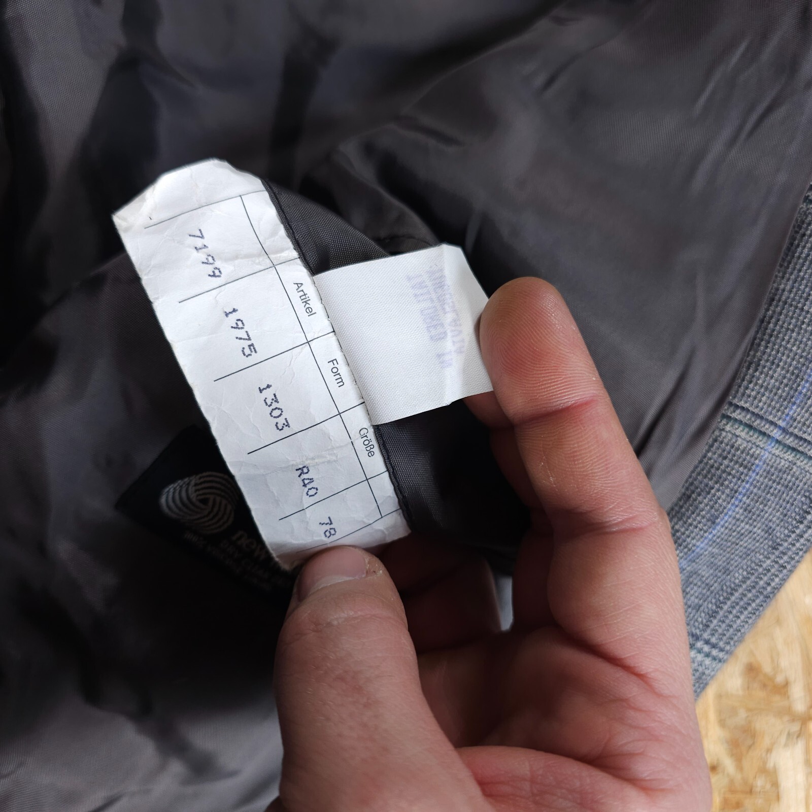 Blazer lana Yves Saint Laurent doppiopetto giacca quadri quadri uomo 40