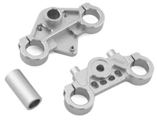 Samix Losi Promoto Aluminum Triple Clamp Set (Silver) [SAMIMX-7087-S]