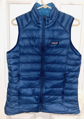 NWT Patagonia Women's Down Sweater Vest Medium M Lagom Blue