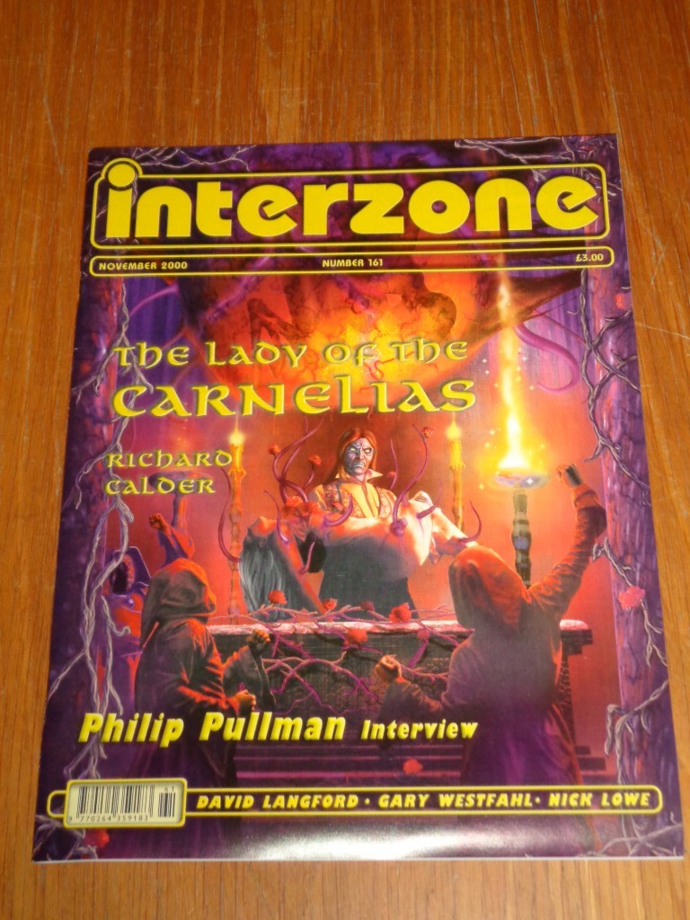 INTERZONE #161 NOVEMBER 2000 LADY OF CARNELIAS RICHARD CALDER UK MAGAZINE =