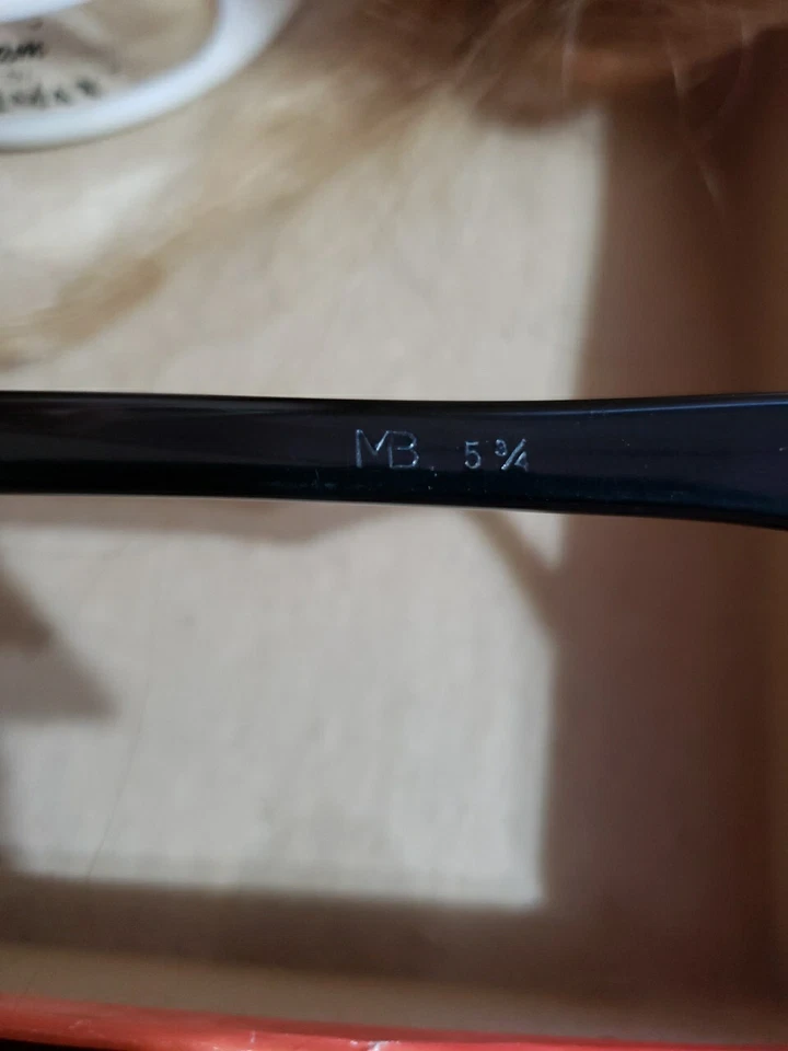 Gafas de gato MB vintage 5 3/4. Años 1950-1960 Foto 4 de 4