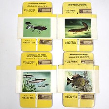 Vintage Vollgas Virginia Zigaretten Karten – Fisch Serie X4