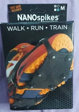 Kahtoola NANOspikes Footwear Traction System - Black, Medium - New in Box