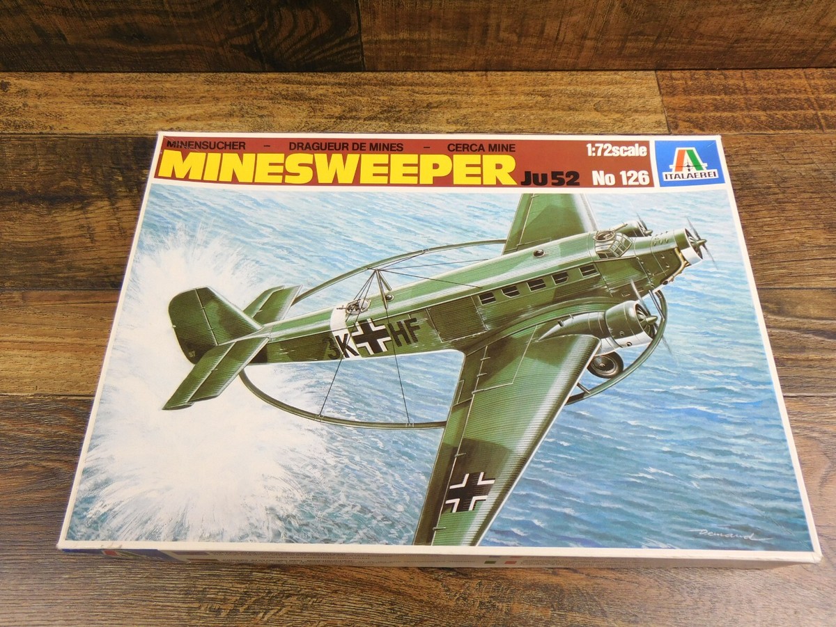 Minesweeper Ju 52 1/72モデルキット No. 126 Minesweeper Ju 52 1/72モデルキット No. 126 Junkers JU-52