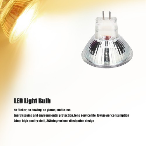 (Warm White 3000K)4PCS MR11 12LED Light Bulb 2W 300LM Spot Light Bulb Double - Picture 10 of 24