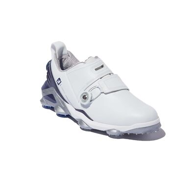 NEW FootJoy Golf Shoes Tour Alpha Dual BOA White/Navy 27.0  display picture 1
