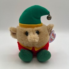 Swibco Puffkins Limited Edition Elvin the Elf 6  Christmas Plush w/ Tags