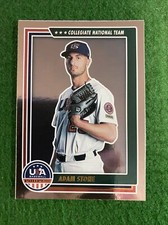 2022 Panini Stars & Stripes #32 RC Chrome Adam Stone USA National Team MLB