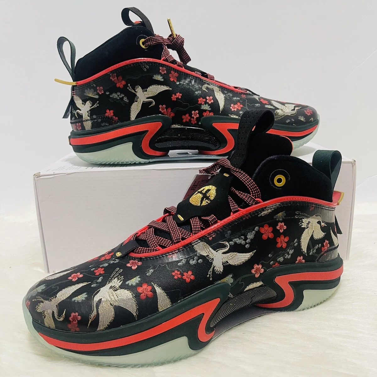 Menu0026#039;s Size 11 - u0026#034;Rareu0026#034; Jordan 36 x Rui Hachimura Cranes  (DV5266-073) | eBay