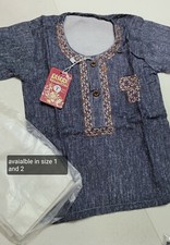 pakistani kids shalwar kameez Baby Boy 2 Piece Dress. SIZE 1 ONLY LEFT