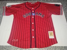 Headgear Classics New York Cubans Negro League Red Baseball Jersey XL
