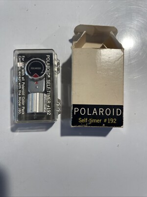 vintage POLAROID SELF-TIMER #192 camera photography time w/ hard case
