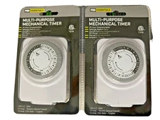 NWT 2 Multi-Purpose Mechanical Timers Programmable 125V A.C. 60Hz