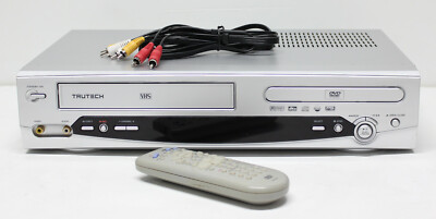 TruTech Tru Tech DV4TS05 DVD VCR VHS Player Deck with Remote and