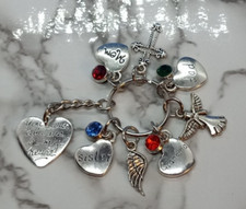 "You are always in my heart" Memorial Keyring - Sympathy Funeral Gift