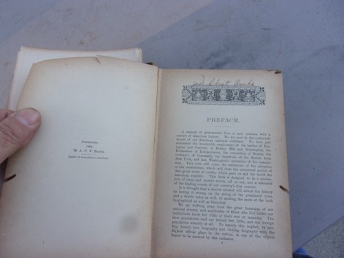 1884 The Lives and Graves of Our Presidents Hardcover Book G.S. Weaver - Picture 8 of 11