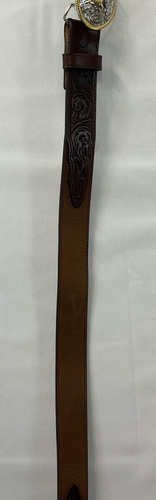 3D Belt Company Western Belt Boys Size 24 Brown Genuine Leather D4202 - Picture 10 of 12