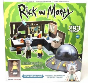rick and morty spaceship and garage