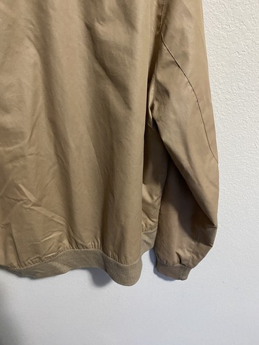 Vintage Members Only By Europe Craft beige khakifarbene Rennjacke Herren Größe 40 - Bild 11 von 12