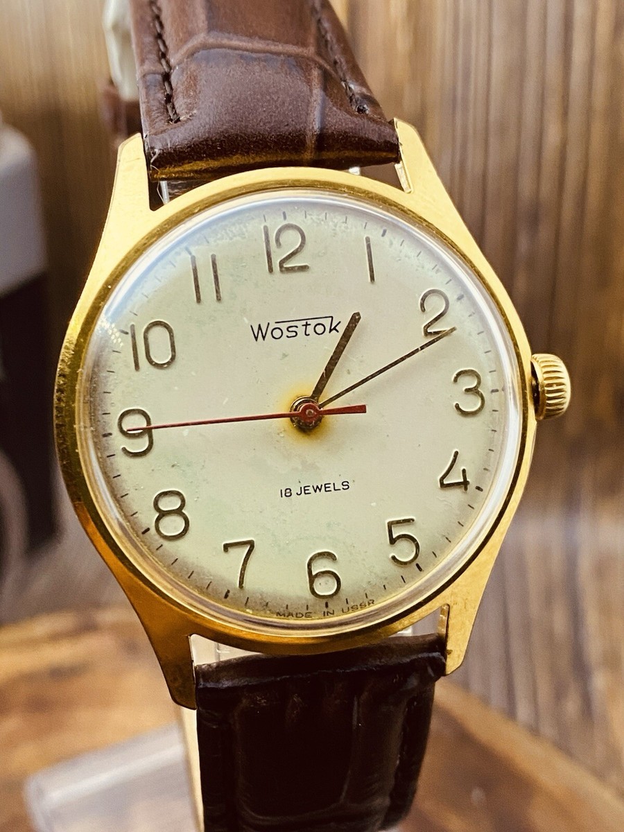 WOSTOK VINTAGE 2209 SU Early Watch USSR VOSTOK Eared SOVIET Rare