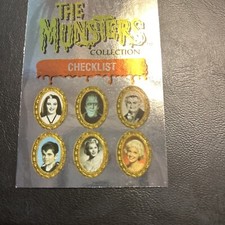 Jb3c The Munsters Deluxe Collection 1996 #90 Checklist eddie herman lilly grandp