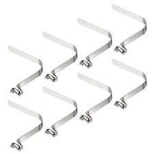 8Pcs 10x8mm Kayak Paddle Snaps Hollow Button Single Pin Lock Tube Spring Clips