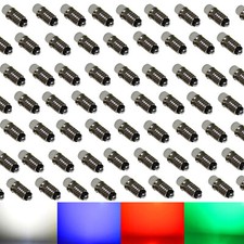 12V-19V LED MS4 E5,5 Modelleisenbahn Glühlampen Modellbau kaltweiß rot grün blau