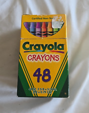 Vintage 1997 Binney  Smith Crayola Crayons Certified Non-Toxic - Incomplete