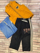 Kids Headquarters boys 3 clothing lot of 3 items puff vest pants blue shorts