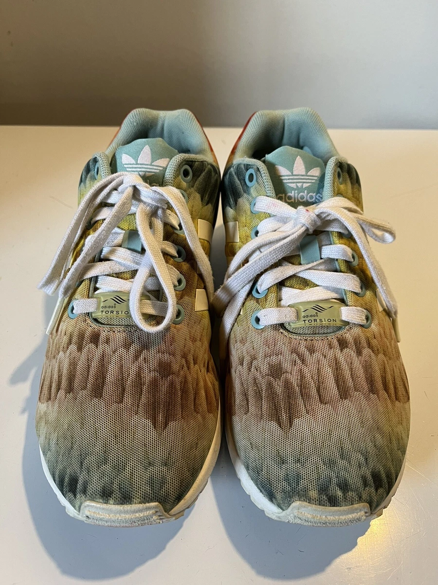 Comprensión Marina cocinar Adidas ZX FLUX The Farm Running Women Size 7 Torsion Shoes Pastel Feather  Rare | eBay